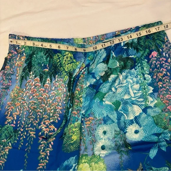Natori Wisteria Garden Pajama Pant XL Satin Feel - Picture 3 of 5